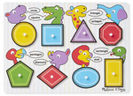 Melissa and Doug Shapes Peg Puzzle