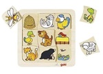 Who lives where? 9 piece Jigsaw Puzzle