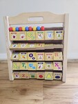 Alphabet Abacus with Clock