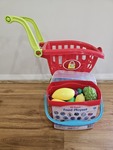 Shopping trolley and food set