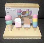 Wooden Ice Cream Set