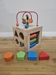 Hellowood Wooden Activity Cube