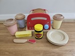 Wooden breakfast set