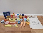 Wooden Groceries Set