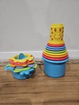 Giraffe and Sea Animals Stacking Cups