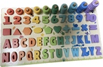 C520: Kmart Wooden Stack & Count Learning Set