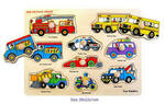 Vehicles Peg  Puzzle