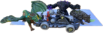F323: Schleich Catapult with creatures