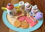 F416: Bluey Wooden Tea Party Set 