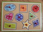 C332: Shapes wooden puzzle