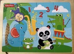 12 piece wooden Fisher Price puzzle - music 