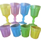 IKEA Duktig Multicoloured glasses 