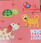 C34: Hape Pepe and Friends Block Puzzle 