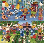 Bananas in Pyjamas wooden  Puzzles x2 
