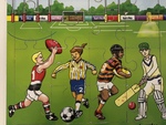 Aussie Sports Tuzzle a puzzle 