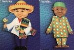 Tuzzles Multicultural Costume Puzzles x2 