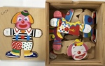 Mix and Match Wooden Clown Puzzle