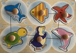 Sea Life Peg Puzzle