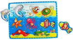 Ocean Life Peg Puzzle
