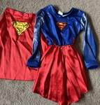 Supergirl Costume Size 4 -6 years 