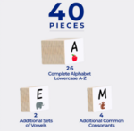 TileTek Tile Toppers - Upper case alphabet pack