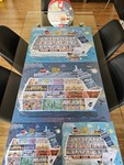 Cruise ship dual suitcase puzzles