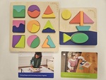 Lovevery Land and Sky Two-Part Puzzle Board and Double Sided Sunny Day Puzzle