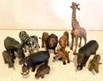 Plastic African Animals 