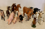 Plastic Farm Animals 