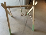 Baby wooden gym 