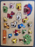 Farm Animal Peg Puzzle