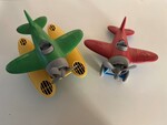 Green Toy Plane Set
