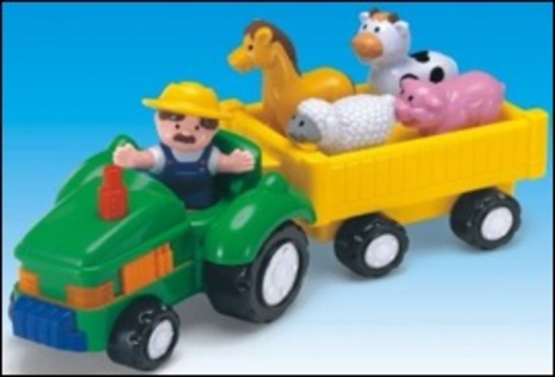 B363: Farmer, Tractor & Farm Animals