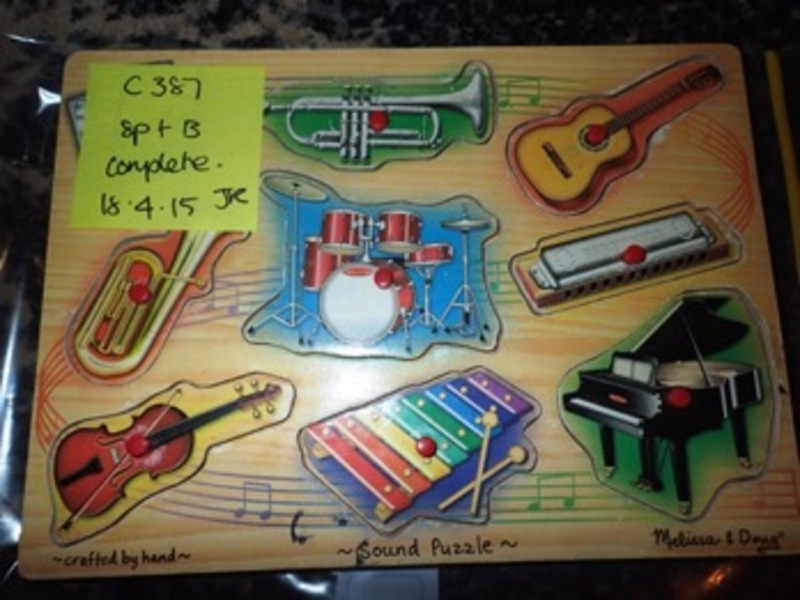 C387: Musical Instruments Sound Puzzle