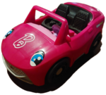 Pink open-roof car