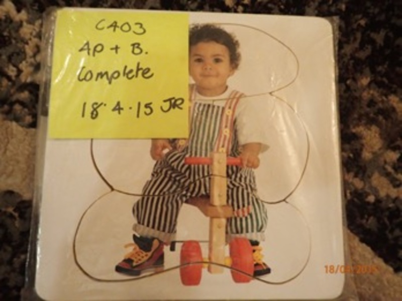 C403: Toddler Puzzle with bike