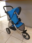 3 Wheel Doll Stroller/Pram #1 (Blue)