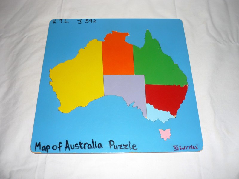 J592: Map of Australia Puzzle (7)