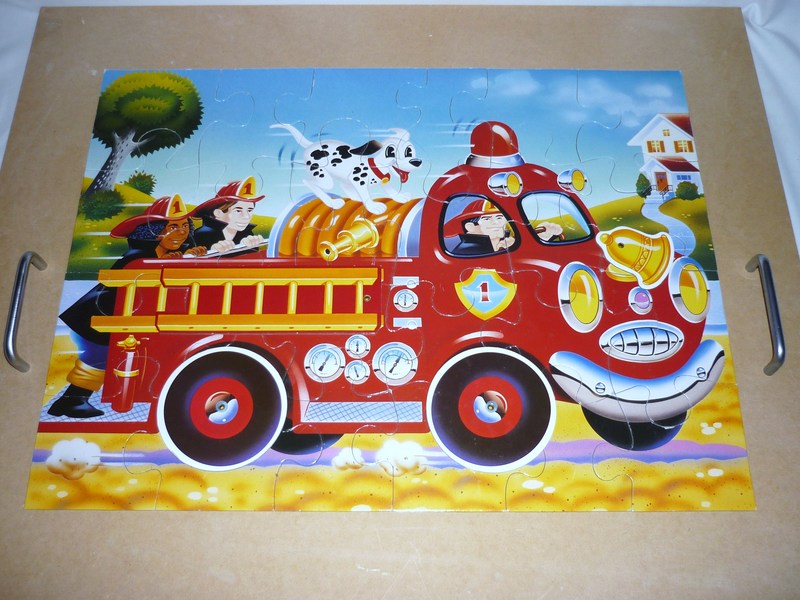 J613: Speedy Fire Truck Puzzle