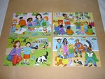 Emotions 2 set of 4 puzzles