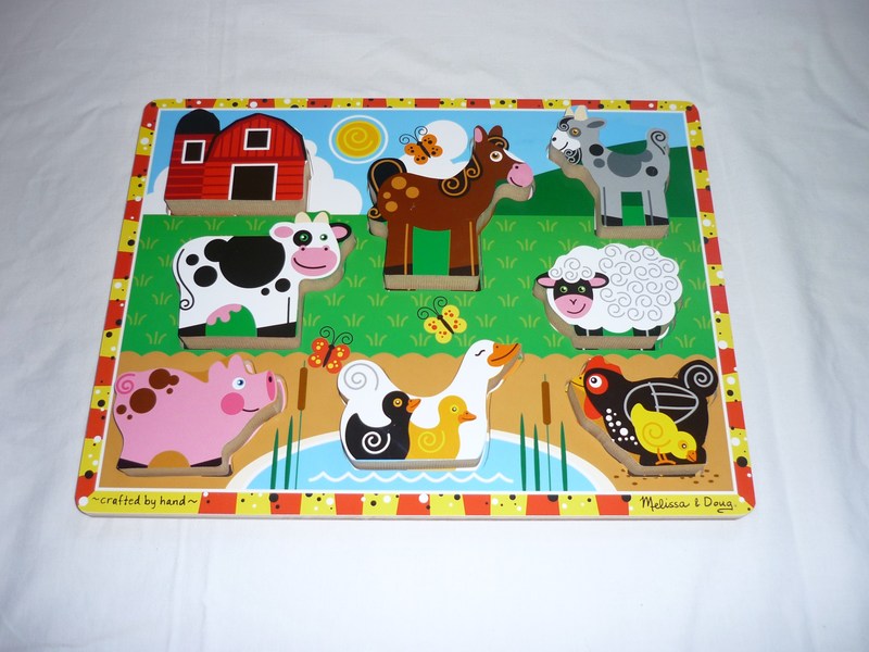 J637: Chunky Puzzle Farm Animals