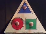 Melissa & Doug Triangle Jumbo Knob puzzle