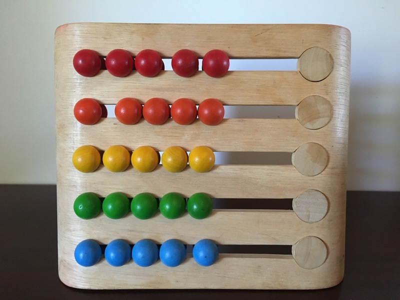 M4: Plan Toys first abacus
