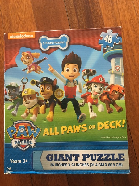 J6: Paw Patrol All paws on deck giant puzzle
