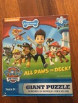Paw Patrol All paws on deck giant puzzle