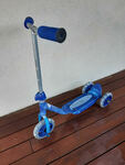 Blue scooter