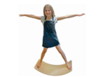 Wood balance board