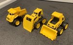 Set of 3 Construction vehicles