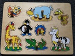 Wooden animal insert puzzle