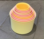 Numbered stacking cups